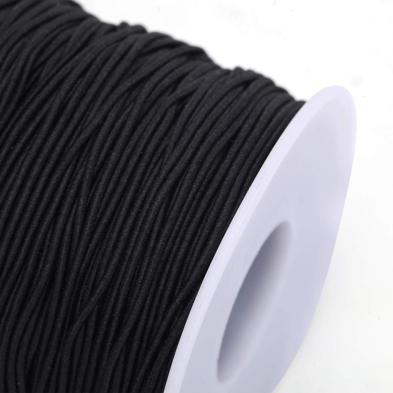 Senkary 0.8 mm Elastic String Cord Stretchy Bracelet String Beading Thread for Jewelry Making and Bracelet Making, 109 Yards, Black - Image 3